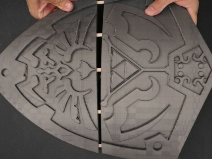 骑士的护盾3d打印模型 免费下载