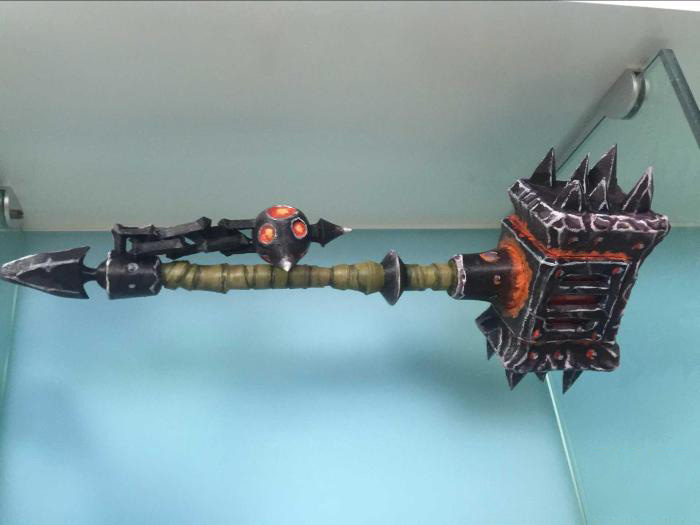 黑暗之手-魔兽3d打印模型 免费下载