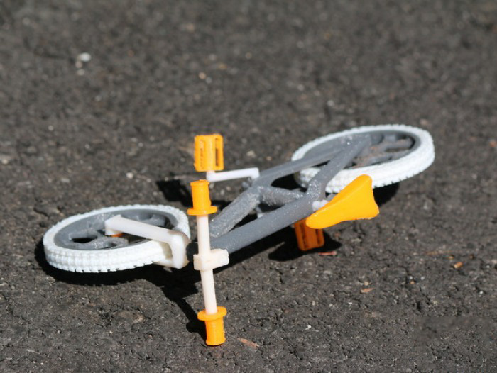 组装自行车3d打印模型 免费下载