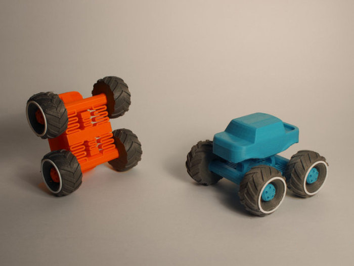 DIY小卡车3d打印模型 免费下载