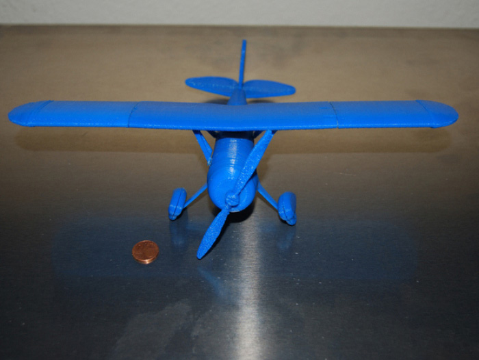 3D打印的组装飞机玩具3d打印模型 免费下载