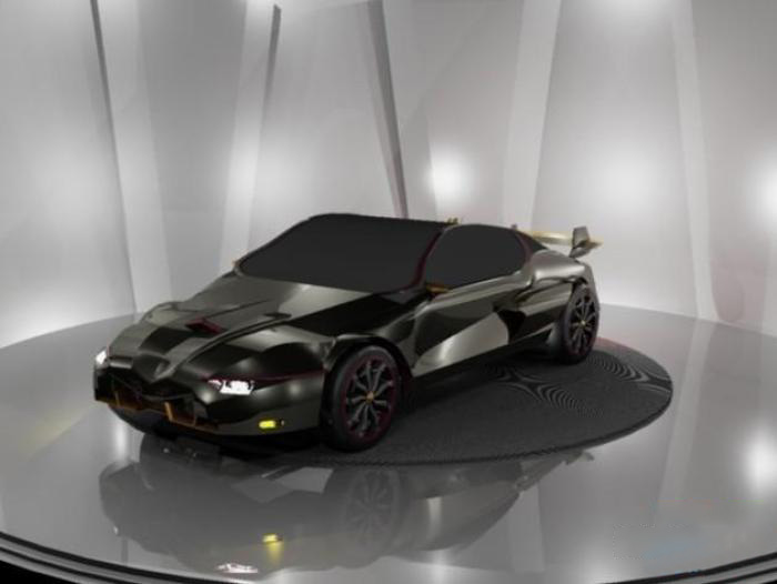 车身模型3d打印模型 免费下载