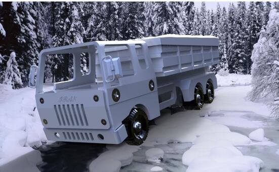 卡车3d打印模型 免费下载