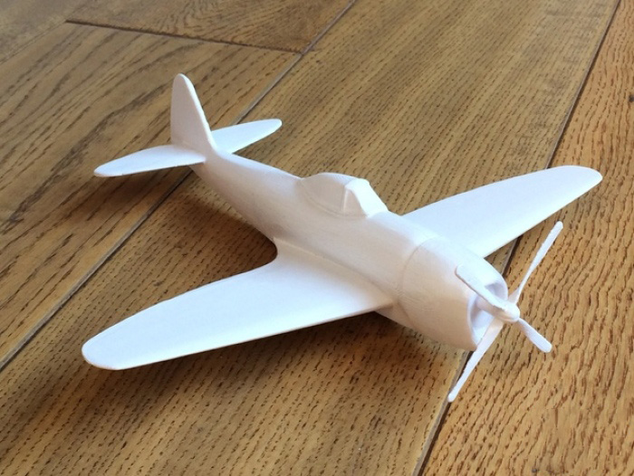 霹雳火号飞机3d打印模型 免费下载