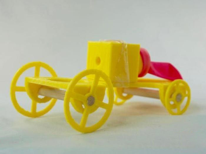 气球车3d打印模型 免费下载