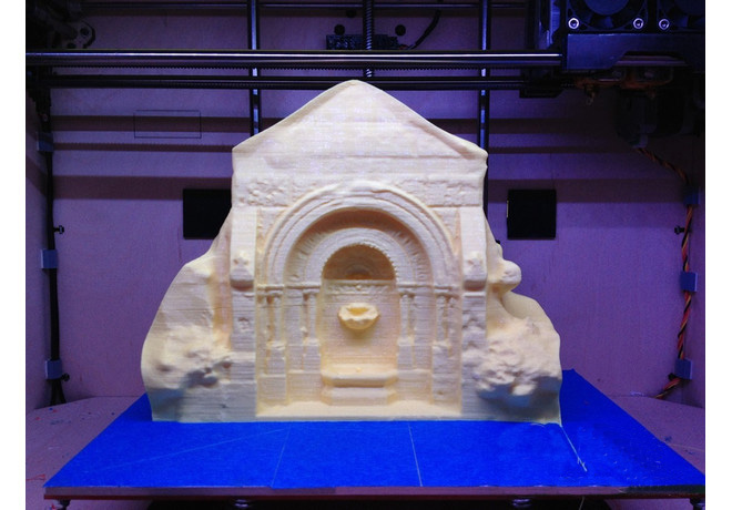 哥特式喷泉建筑3d打印模型 免费下载