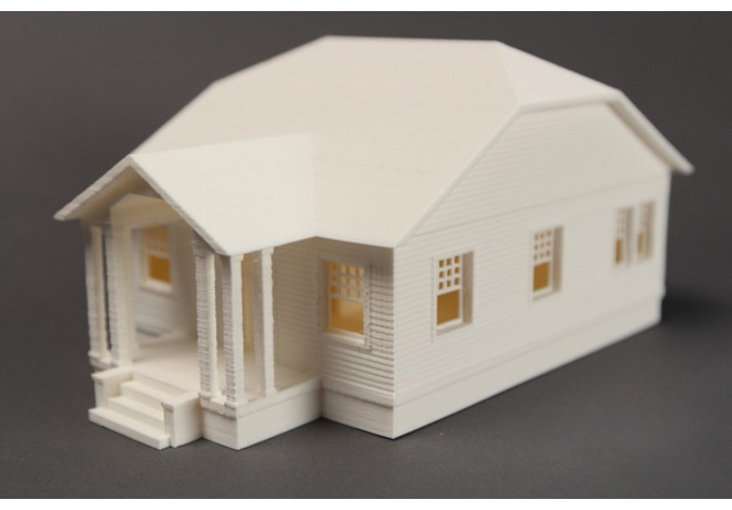 房子模型3d打印模型 免费下载