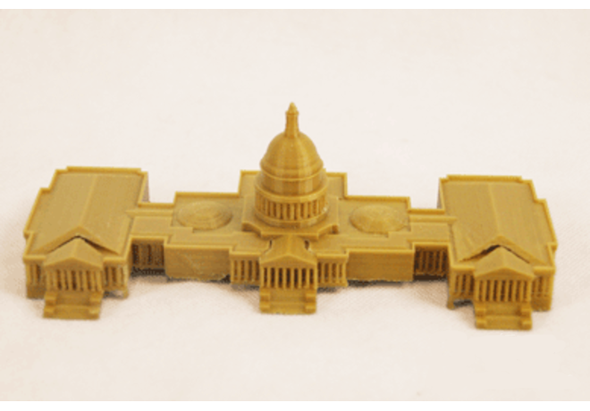 美国国会大厦3d打印模型 免费下载