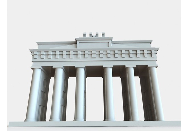 德国的勃兰登堡门3d打印模型 免费下载
