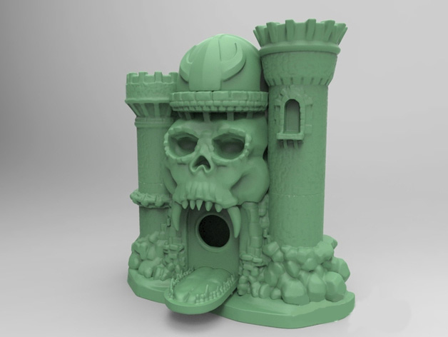 城堡鸟舍3d打印模型 免费下载