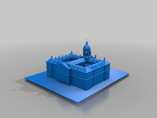 阿姆斯特丹皇宫3d打印模型 免费下载
