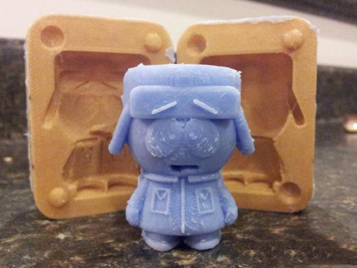 南方四贱客雷锋帽模具3d打印模型 免费下载