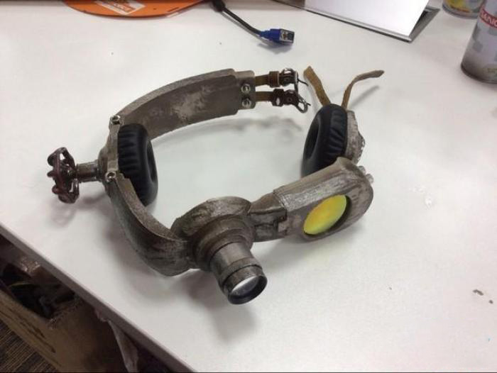 蒸汽眼镜3d打印模型 免费下载