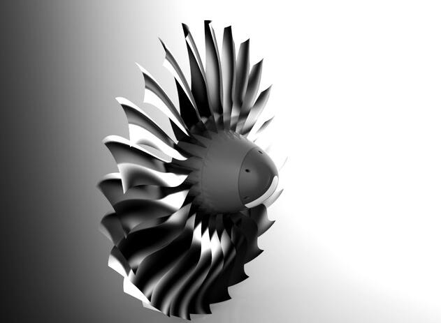 风扇叶片3d打印模型 免费下载