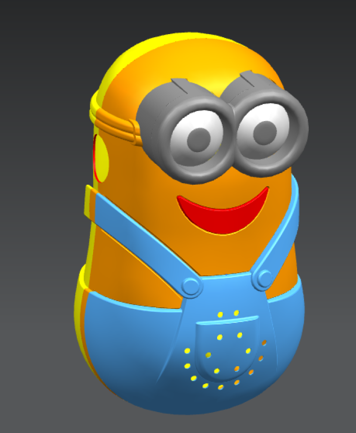 小黄人3d打印模型 免费下载