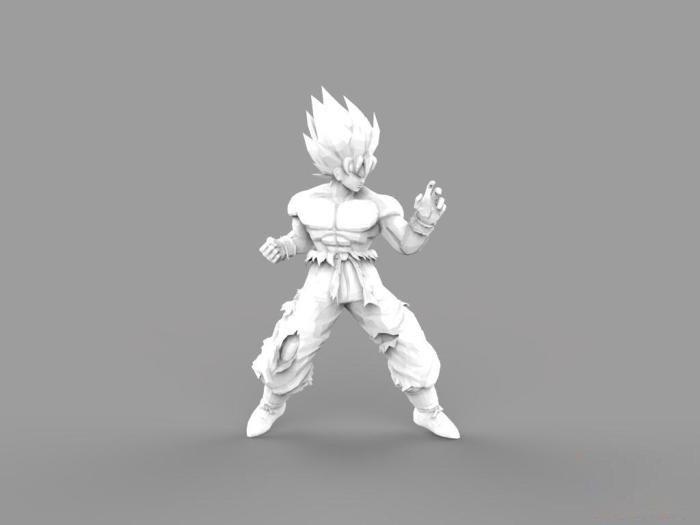 孙悟空-七龙珠3d打印模型 免费下载