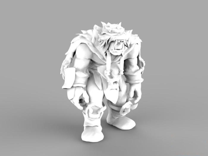 杜隆坦-魔兽3d打印模型 免费下载