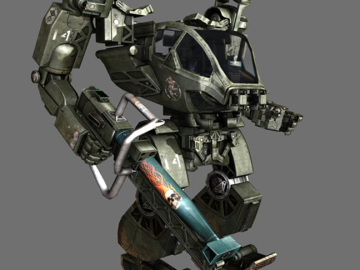 战争机器人-阿凡达3d打印模型 免费下载