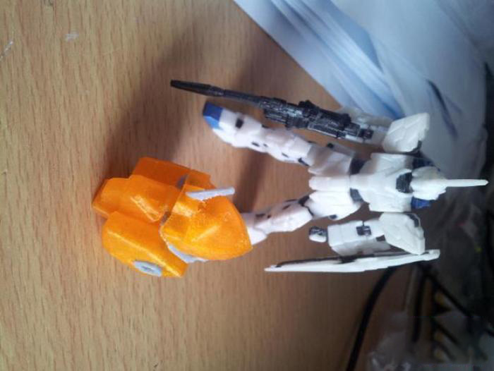 扎古机器人3d打印模型 免费下载