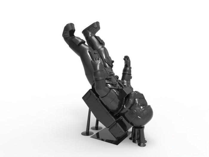 突击兵宇航员3d打印模型 免费下载
