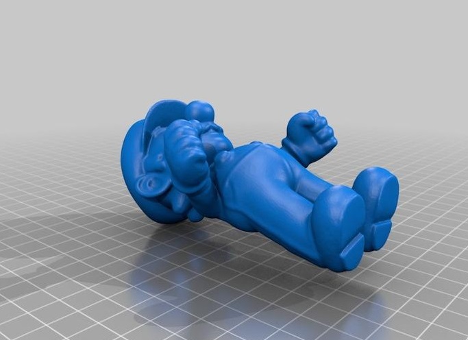 马里奥3d打印模型 免费下载