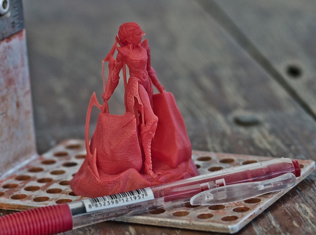 皎月女神3d打印模型 免费下载