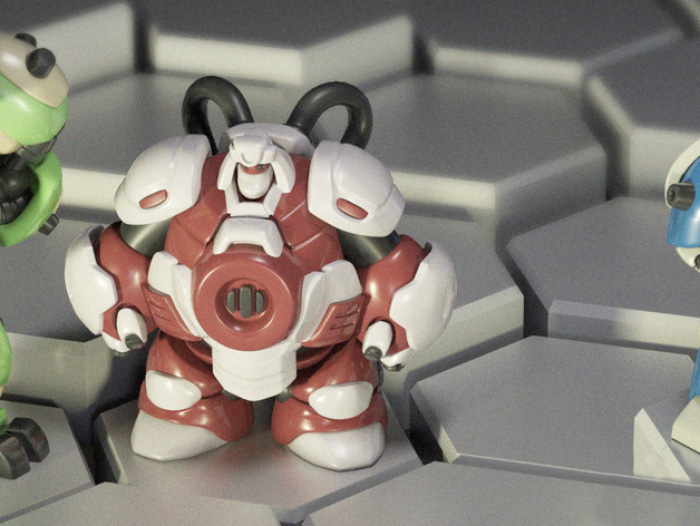 棋盘游戏机器人3d打印模型 免费下载