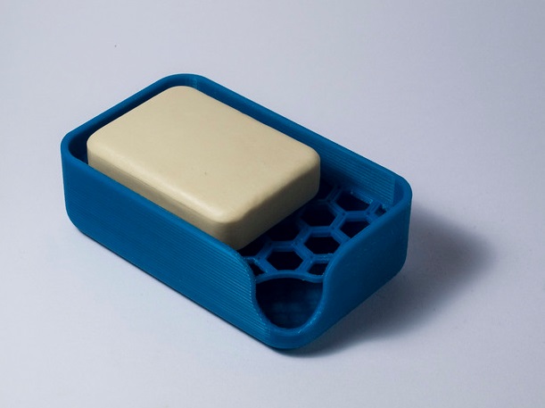 双层肥皂盒3d打印模型 免费下载