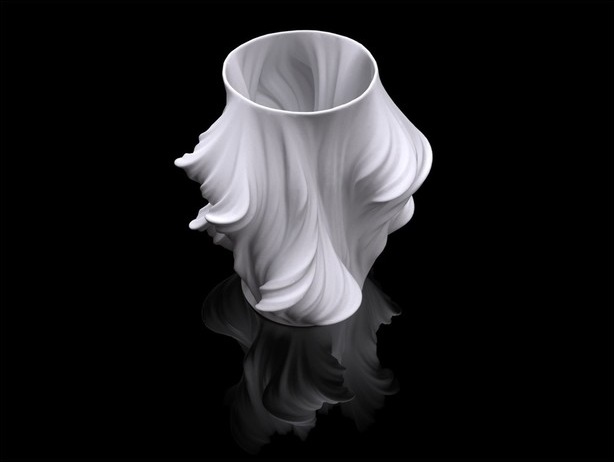 朱莉亚花瓶3d打印模型 免费下载