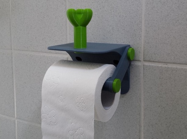 卫生纸架3d打印模型 免费下载