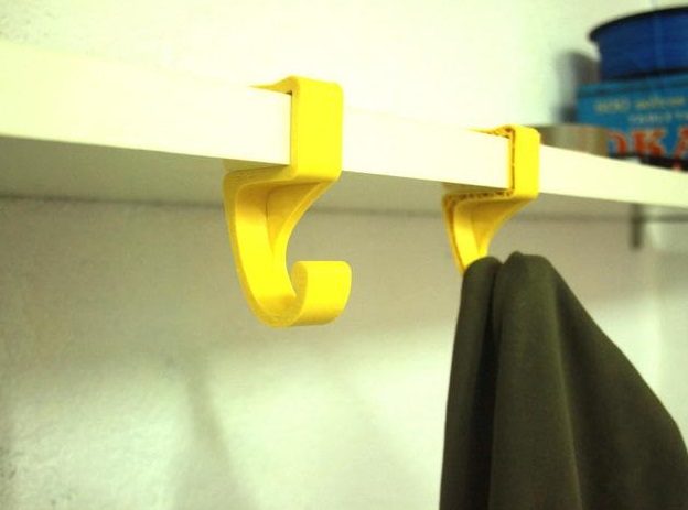 衣帽钩3d打印模型 免费下载