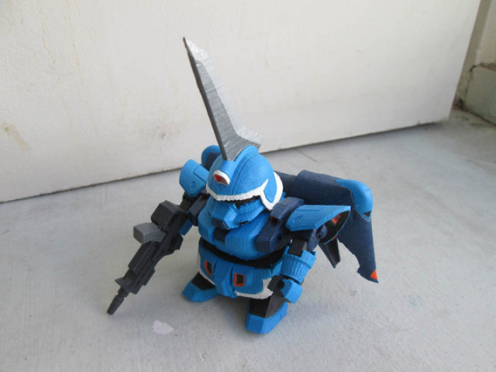 ZGMF-1017扎古3d打印模型 免费下载