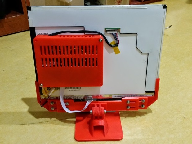 电脑显示器3d打印模型 免费下载