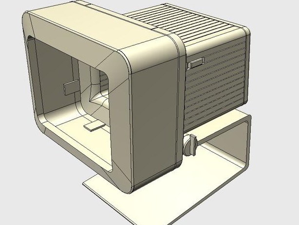 苹果显示器板块设计3d打印模型 免费下载