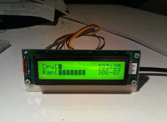 液晶CPU处理器设计3d打印模型 免费下载