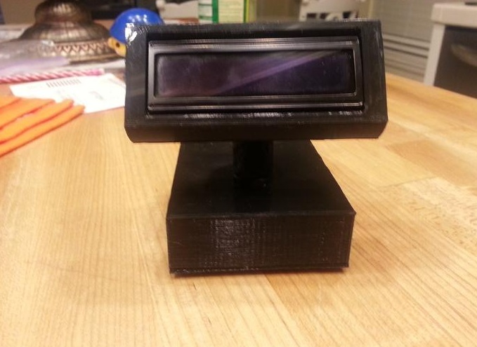 LCD液晶显示器设计3d打印模型 免费下载