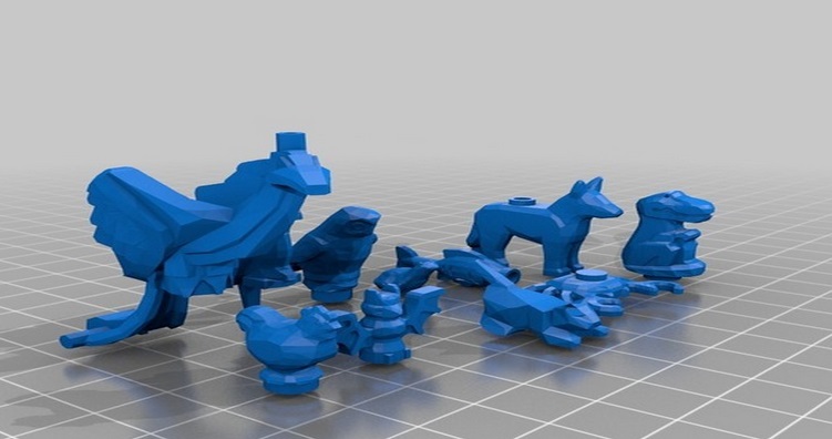 乐高玩具3d打印模型 免费下载