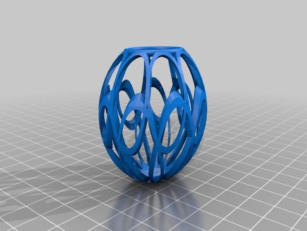 网状花篮3d打印模型 免费下载