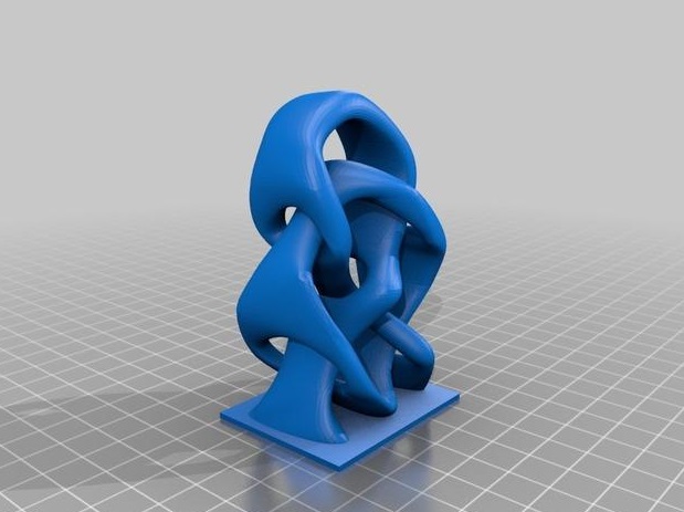 雕塑艺术3d打印模型 免费下载