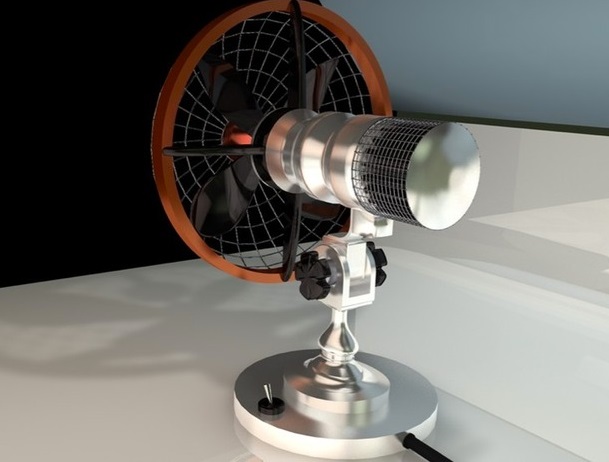 电风扇3d打印模型 免费下载