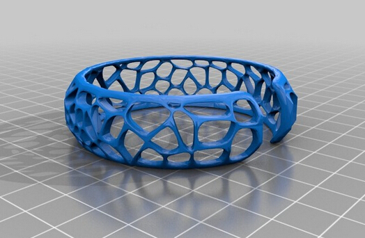 3D打印镂空手镯3d打印模型 免费下载