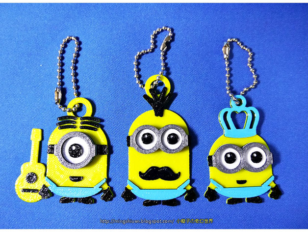 Minions Keychain3d打印模型 免费下载