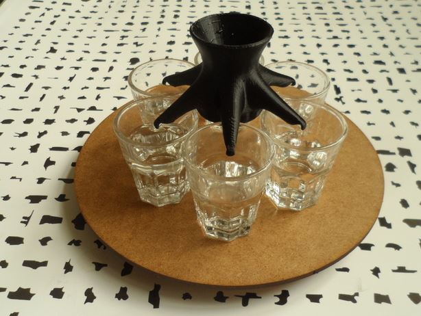 饮料分配器3d打印模型 免费下载