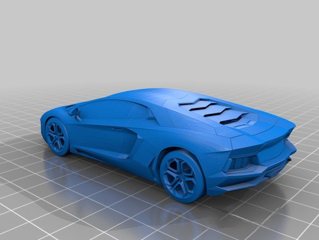 兰博基尼模型3d打印模型 免费下载