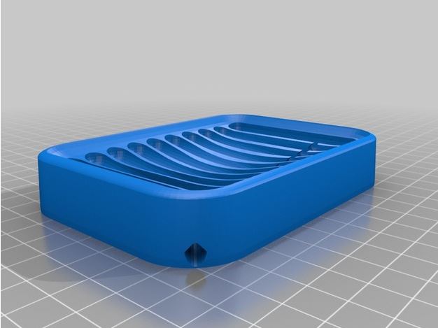 肥皂碟子设计3d打印模型 免费下载